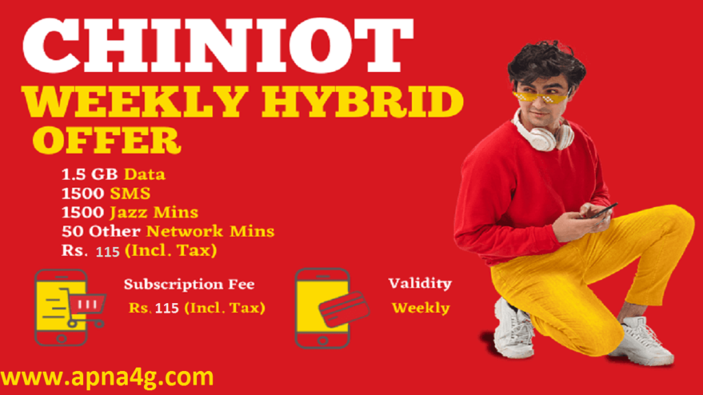 Jazz Chiniot Weekly Hybrid Offer 2020