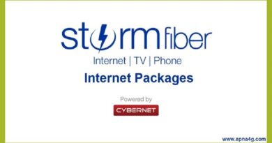 StormFiber Internet Packages Details & Price