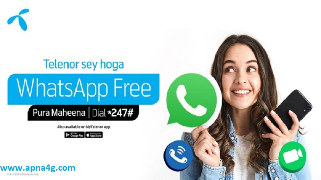 Telenor Free WhatsApp Monthly Offer