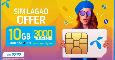 Telenor Sim Lagao Offer 2020
