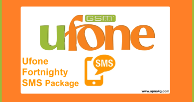 Ufone Fortnightly SMS Bundle 2020 Code