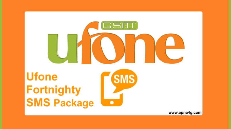 Ufone Fortnightly SMS Bundle 2020 Code