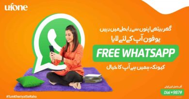 Ufone Free WhatsApp Code