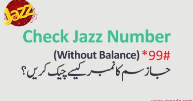 Check Jazz SIM Number With *99# For Free - Prepaid Jazz Users