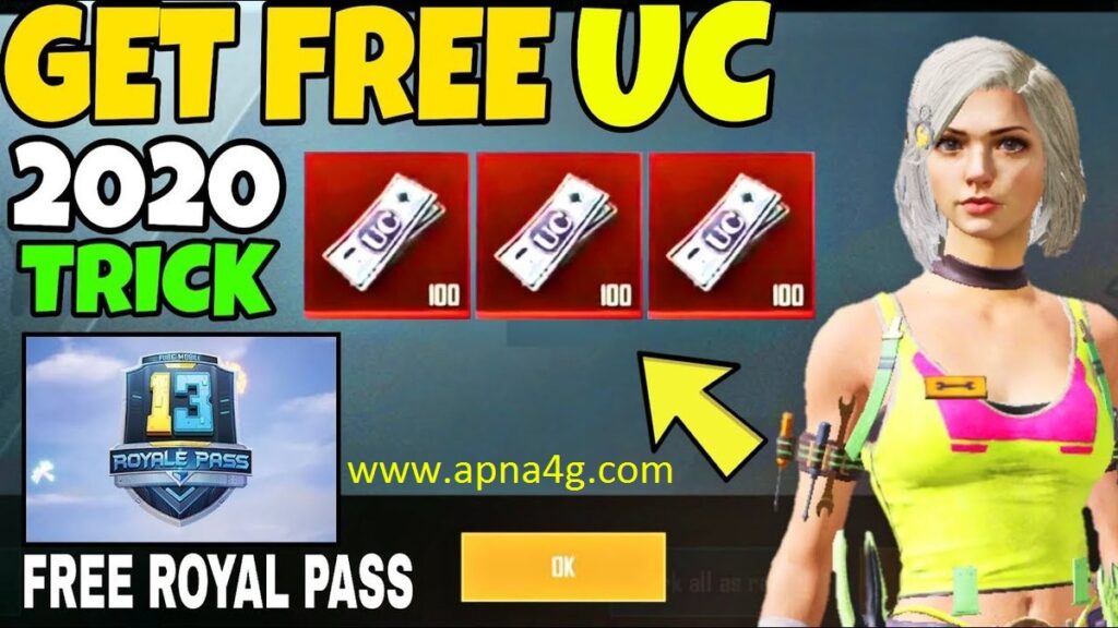 PUBG Free UC Complete Details