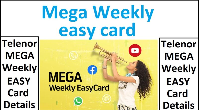 Telenor Weekly EasyCard Mega info