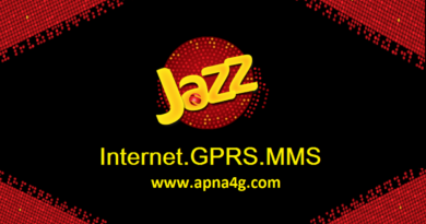 Jazz Internet Settings With Code & SMS