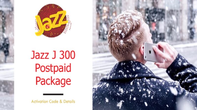 Jazz J300 Postpaid Package Code