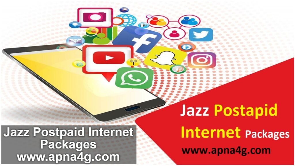 Jazz Postpaid Internet Packages Codes