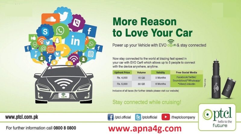 PTCL EVO C@rFi Packages & Price