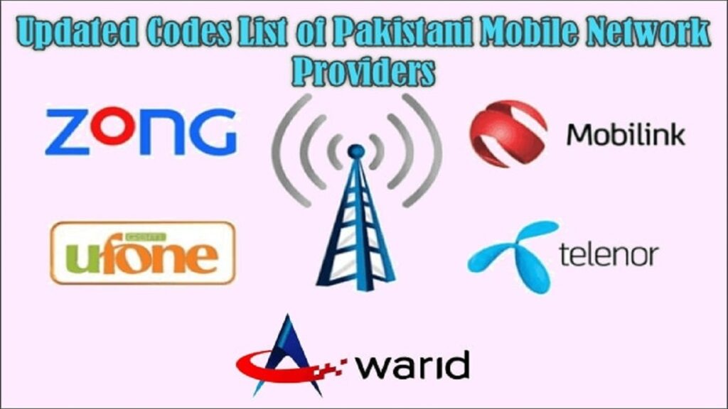 Service Codes All Networks