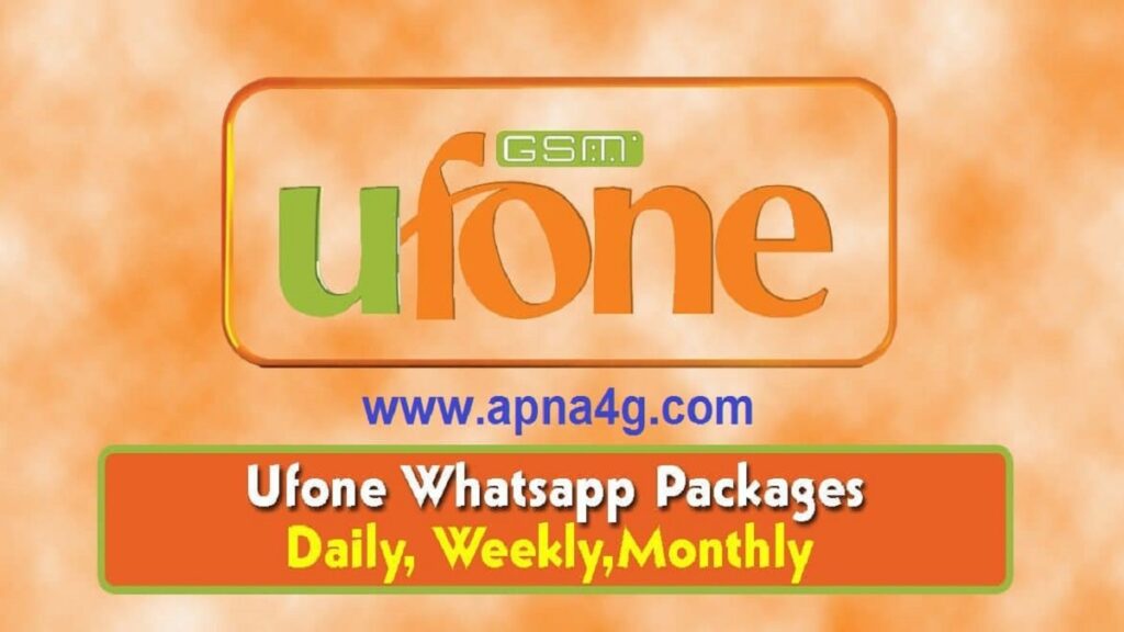 Ufone WhatsApp Packages Daily, Weekly & Monthly