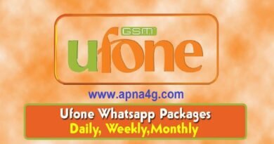 Ufone WhatsApp Packages Daily, Weekly & Monthly