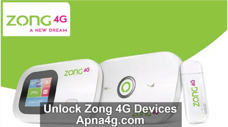 Unlock Zong 4G Devices With DC Unlocker & Firmware