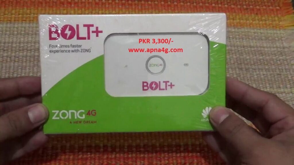 Zong 4G Bolt+ Packages Details