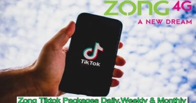 Zong TikTok Packages Latest