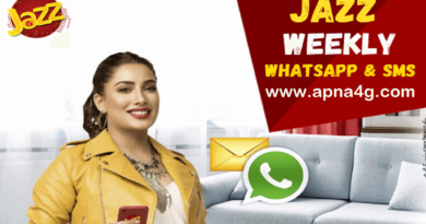 Jazz Weekly WhatsApp and SMS Subscription Code