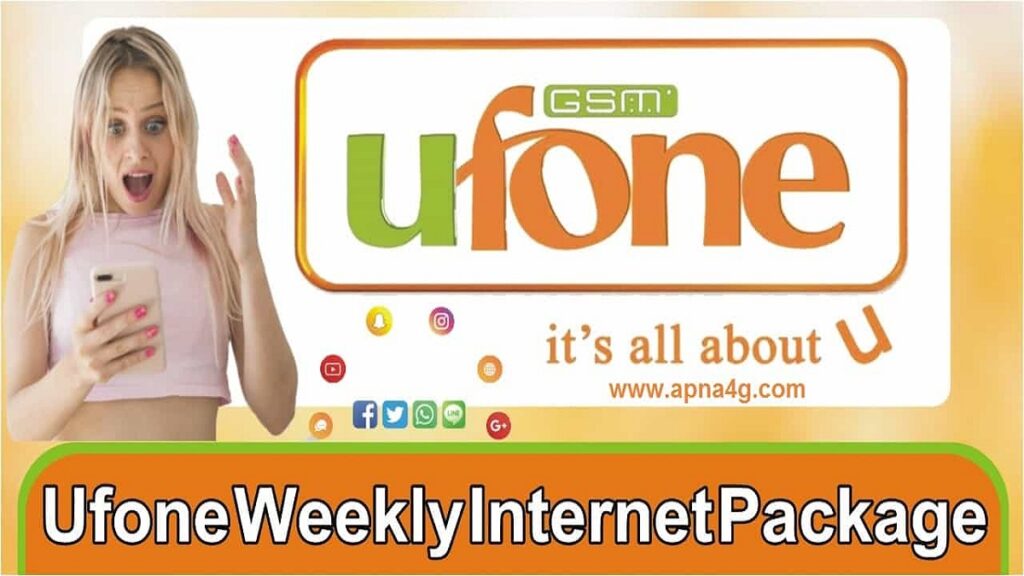 Ufone Weekly Internet Package Code