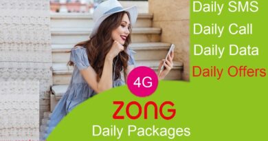 Latest Zong Daily Call SMS & Internet Packages