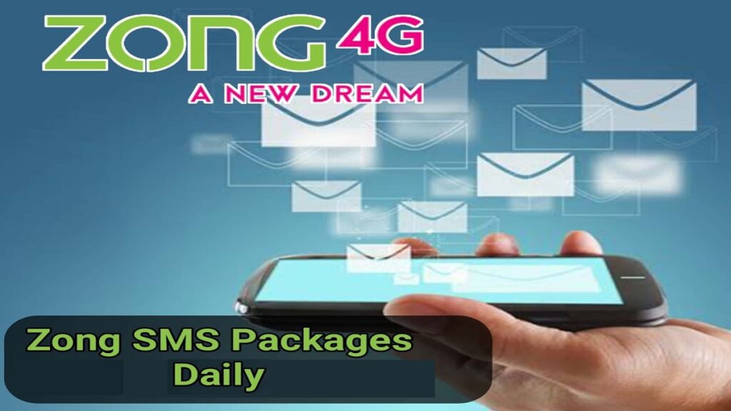 Zong SMS Packages Daily Details