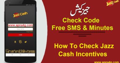 How To Check Jazz Cash Free Incentives