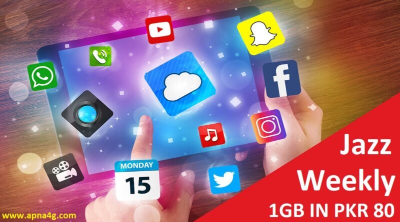 Jazz Internet Package in 80 Rupees