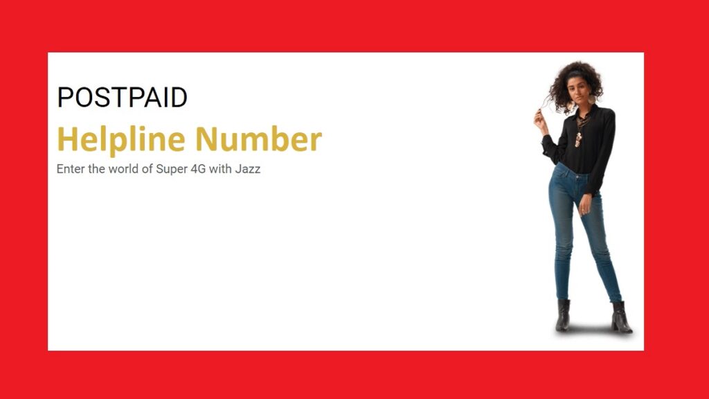 Jazz Postpaid Helpline
