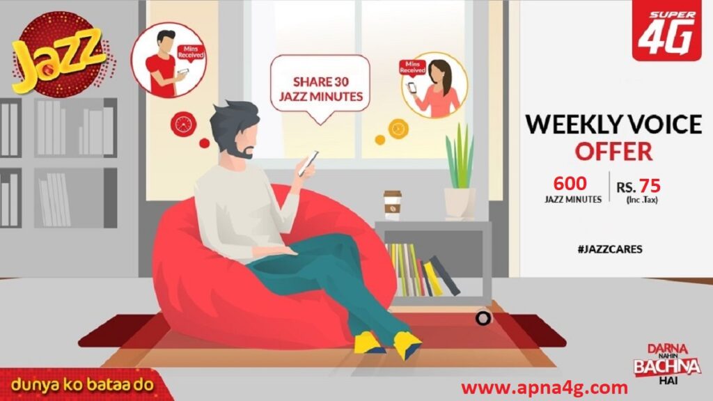 jazz call package weekly 85 rupees