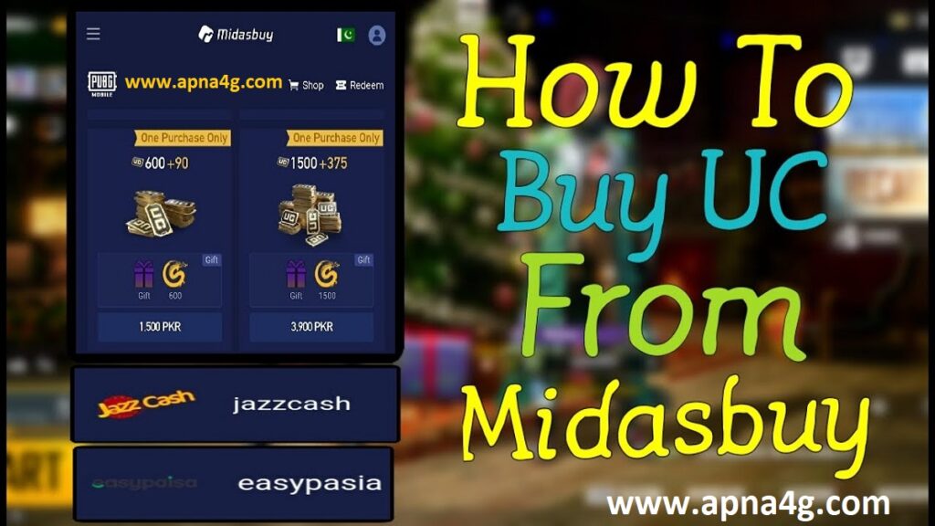 Midasbuy JazzCash UC