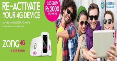 Zong MBB Reactivation Offer info