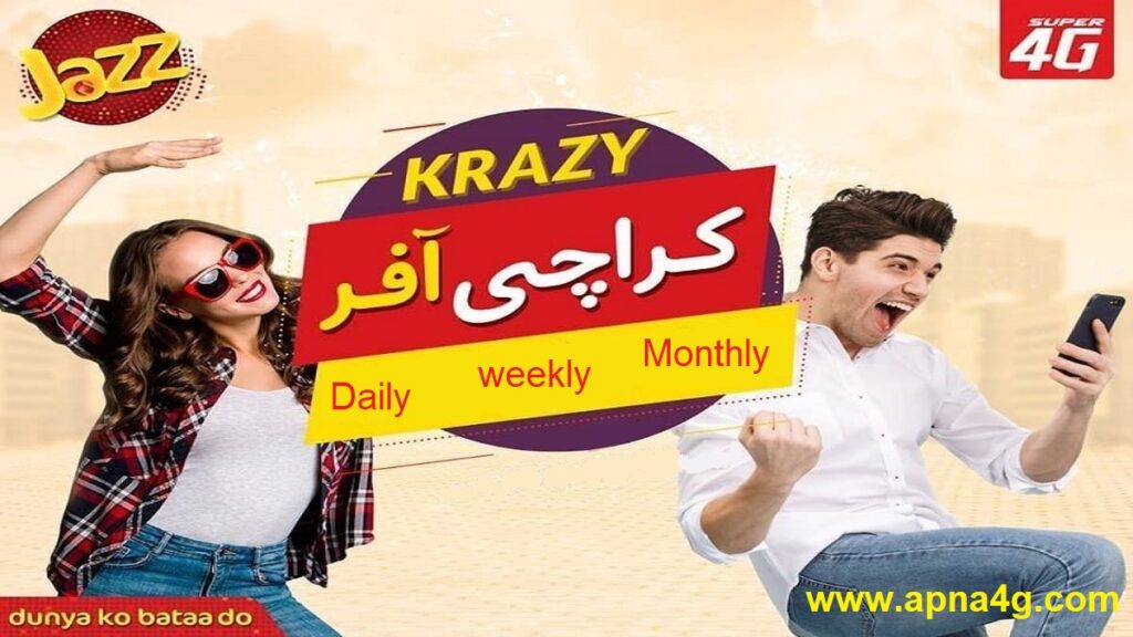 Jazz Karachi Offer Daily Weekly Monthly