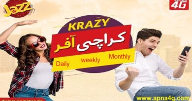 Jazz Karachi Offer Daily Weekly Monthly