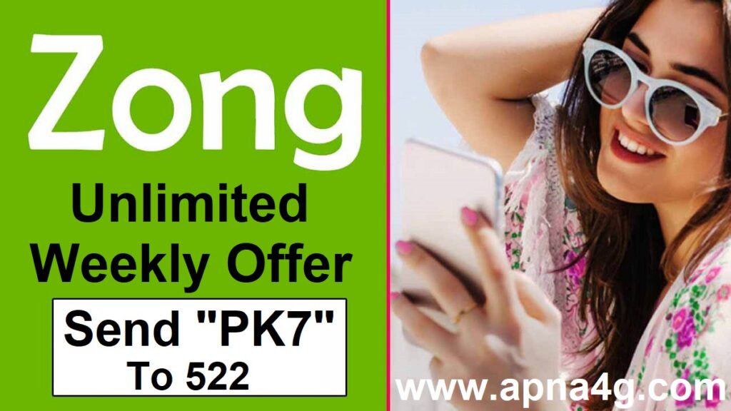 Zong Unlimited Offer Weekly