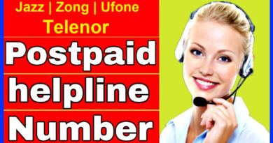 Postpaid Helpline Number