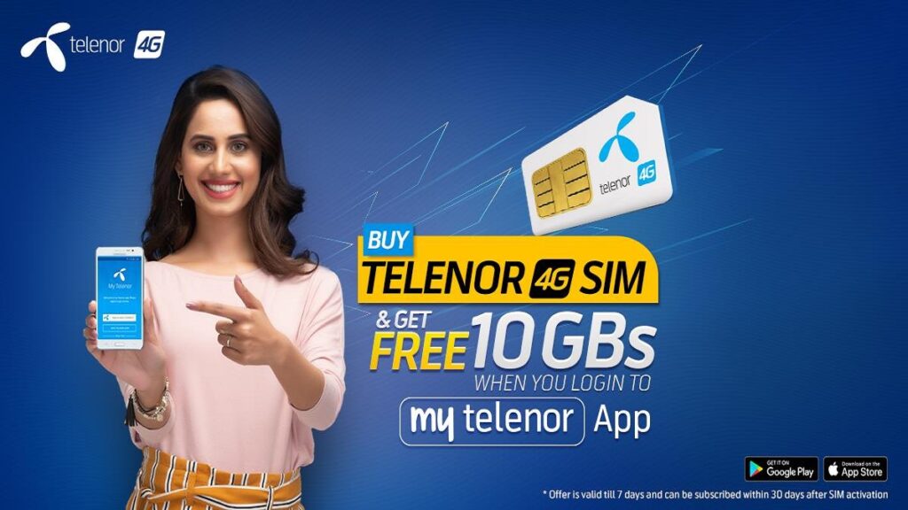Free 10GB With My Telenor App