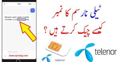 Telenor Number Check Karne Ka Tarika