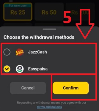 How To Withdraw Money From Snack Video - Select Method