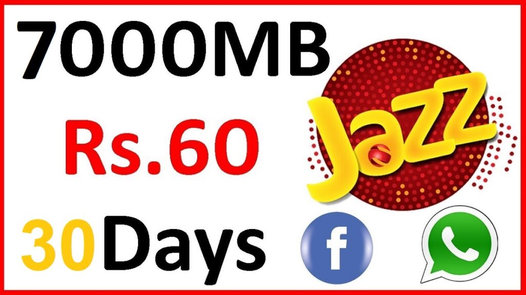 Jazz Whatsapp Monthly 60 code