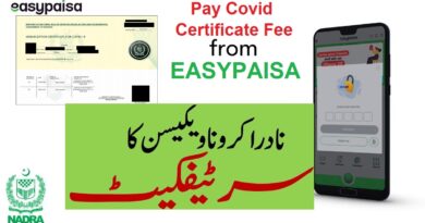 Pay Covid Certificate Fee Details