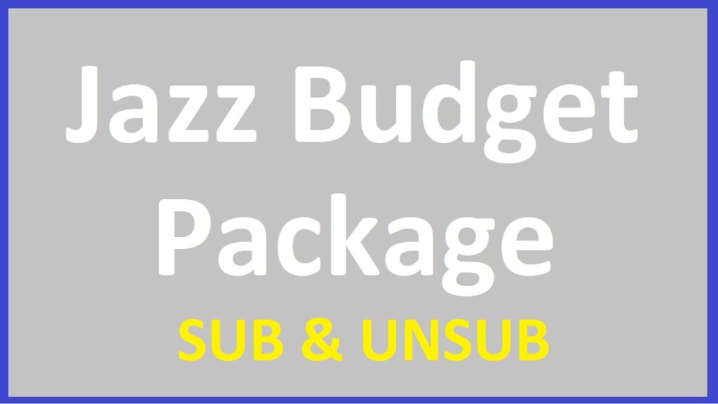 Jazz Budget Package