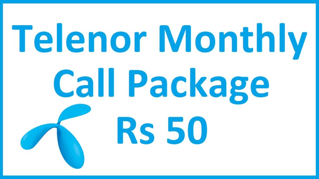 Telenor Monthly Call Package 50 details