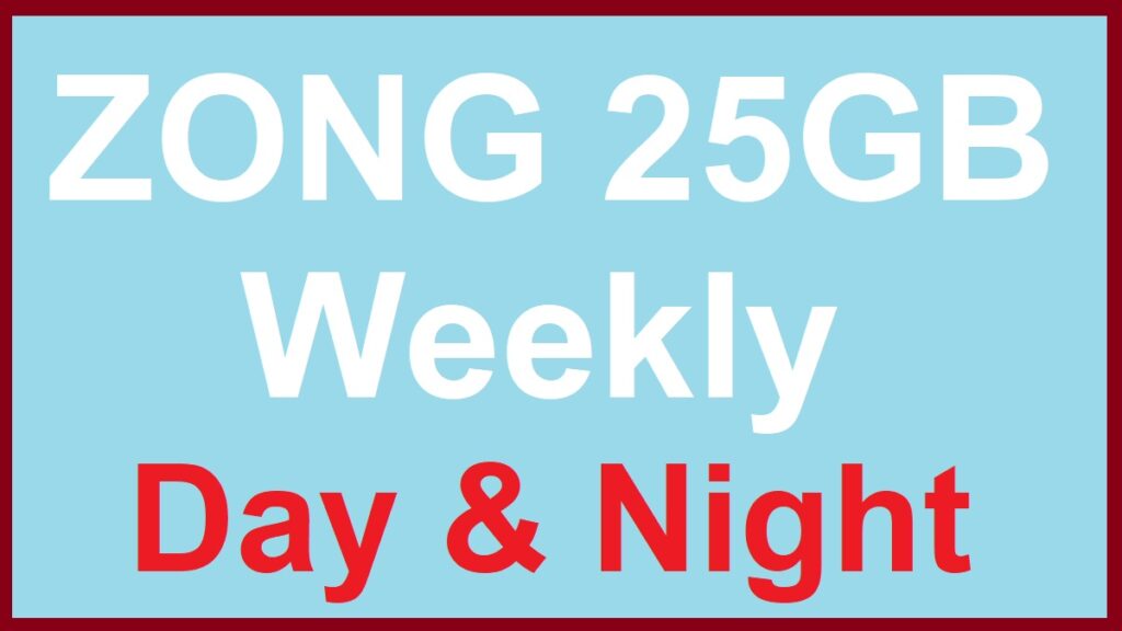 Jazz 25GB Weekly Internet