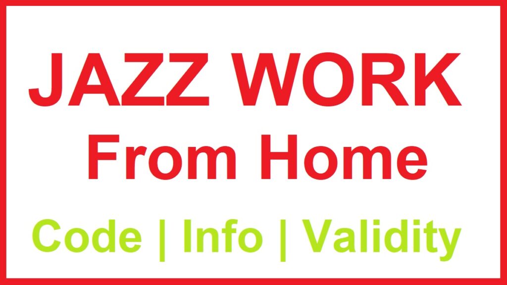 Jazz Work At Home Free Details
