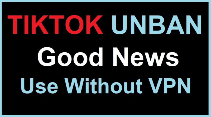 TikTok Unban