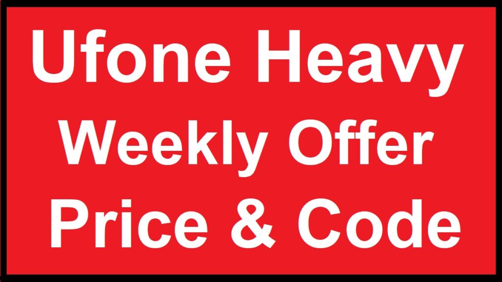 Ufone Weekly Heavy Internet