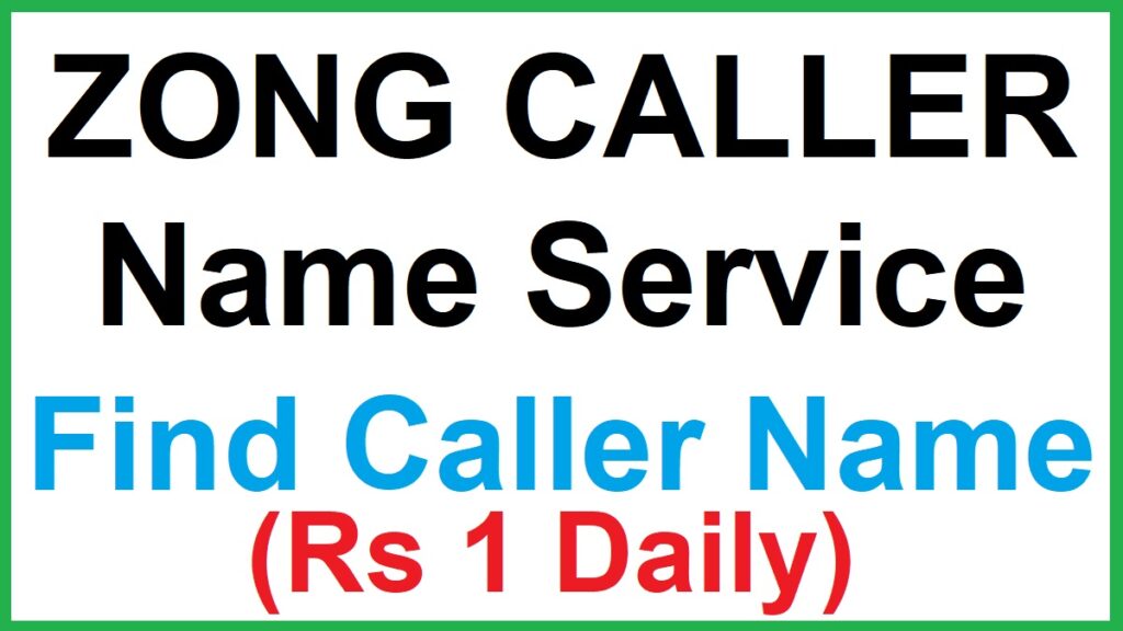 2545 Zong Caller Name Service