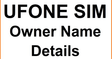 Check Ufone SIM Owner Name