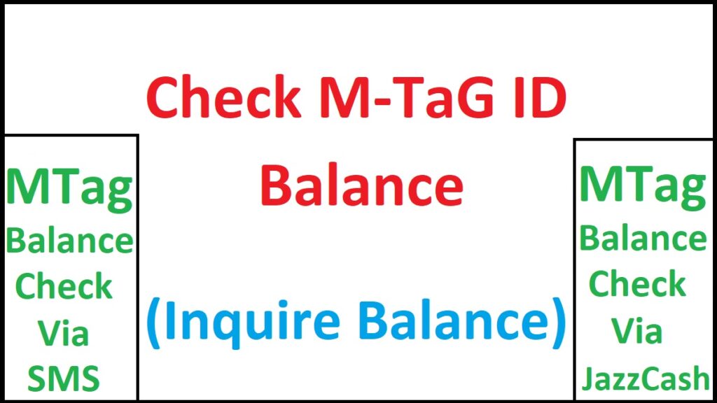 How to Check MTag Balance Info