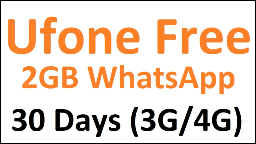 Ufone Free WhatsApp Code Details