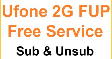 Free 2G FUP Ufone
